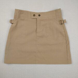 Duck Head Mini Skirt Girls sz 7 Beige School Casual